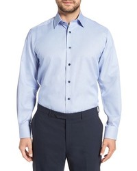 David Donahue Regular Fit Solid Dress Shirt