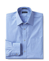 Classic Regular Long Sleeve Stripe Dobby Broadcloth China Blue3xl