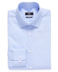 BOSS Sharp Fit Pattern Dress Shirt