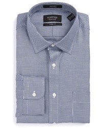 Nordstrom Shop Classic Fit Microgrid Dress Shirt