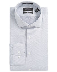 Nordstrom Shop Trim Fit Dot Dress Shirt