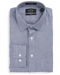 Nordstrom Shop Trim Fit Textured Dress Shirt