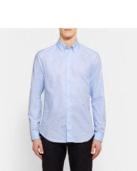 Maison Margiela Slim Fit Button Down Collar Cotton Oxford Shirt