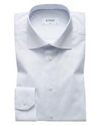 Eton Slim Fit Dot Print Dress Shirt