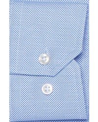 Armani Collezioni Slim Fit Micro Texture Dress Shirt