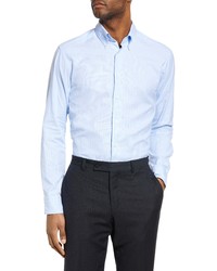 Eton Slim Fit Oxford Cotton Blend Dress Shirt In Lightpastel Blue At Nordstrom