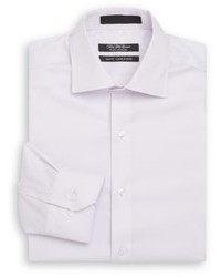 Saks Fifth Avenue Slim Fit Solid Cotton Dress Shirt