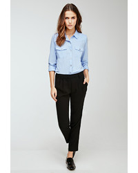 Forever 21 Snap Buttoned Western Shirt