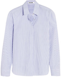 Jil Sander Striped Cotton Poplin Shirt