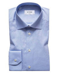 Eton Super Slim Fit Solid Dress Shirt