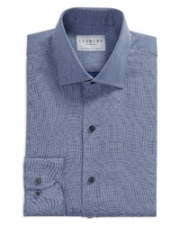 Ledbury Tailored Fit Dress Shirt In Blue At Nordstrom