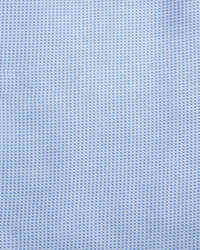 Giorgio Armani Textured Solid Dress Shirt Blue