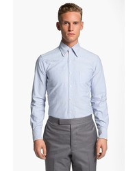 Thom Browne Oxford Shirt With Signature Placket Blue Oxford 5