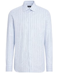 Zegna Trecapi Cotton Formal Shirt