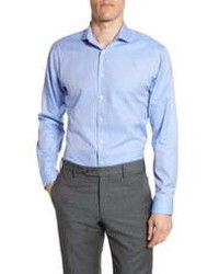 Nordstrom Men's Shop Trim Fit Herringbone Dress Shirt