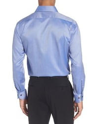 Lorenzo Uomo Trim Fit Solid Dress Shirt