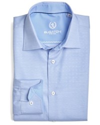 Bugatchi Trim Fit Solid Dress Shirt