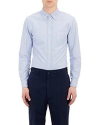Lardini Wooster Oxford Cloth Shirt Blue