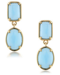 1st And Gorgeous Double Drop Cabochon Stone Earrings