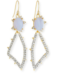 Alexis Bittar Blue Lace Agate Thorn Drop Earrings