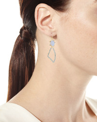 Alexis Bittar Blue Lace Agate Thorn Drop Earrings