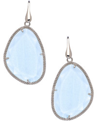 Elliott Chandler Blue Quartz Free Form Earrings