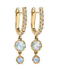 Larkspur & Hawk Ivy 14 Karat Gold Diamond Earrings