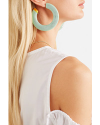 Cult Gaia Kennedy Acrylic Hoop Earrings