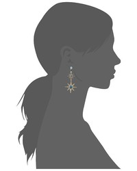 Betsey Johnson Moon And Star Drop Earrings Earring
