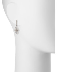 Armenta New World Champagne Diamond Sapphire Cross Drop Earrings