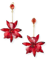 Kate Spade New York Crystal Flower Drop Earrings