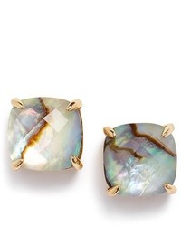 Kate Spade New York Mini Small Square Semiprecious Stone Stud Earrings