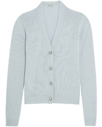 Light Blue Embellished Cardigan