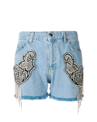 Marco Bologna Embellished Cut Off Shorts