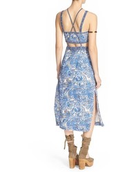 Free People Rapture Embellished Two Piece Cotton Dress