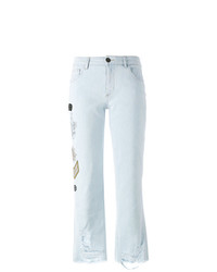 Mr & Mrs Italy Embellished Multi Patch Jeans