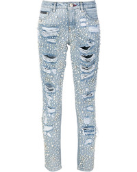 Philipp Plein Embellished Slim Fit Jeans