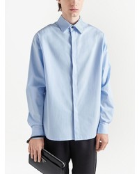 Prada Stud Embellished Cotton Shirt