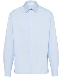 Prada Stud Embellished Cotton Shirt