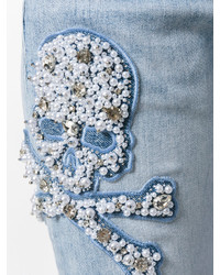 Philipp Plein Chicago Sara Embroidered Jeans