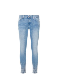 7 For All Mankind Embellished Skinny Jeans