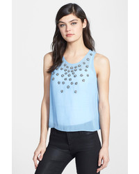 Chelsea28 Embellished Shell Top