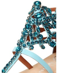 Jeffrey Campbell 10mm Jeweled Leather Sandals