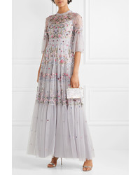 Needle & Thread Dreamers Embellished Embroidered Tulle Gown