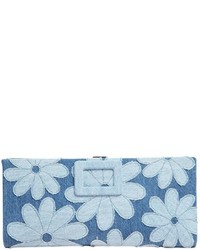 Light Blue Embroidered Bag