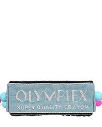 Olympia Le-Tan Chalk Box Hand Embroidered Shoulder Bag