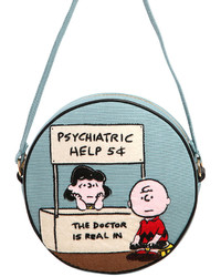 Olympia Le-Tan Psychiatric Help Embroidered Dizzie Bag