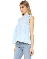 Carolina K. Carolina K Oaxaca Hand Embroidered Top 211 shopbop