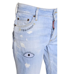 Dsquared2 Boyfriend Stretch Cotton Denim Jeans