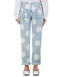 Stella McCartney Oversized Polka Dot Boyfriend Jeans